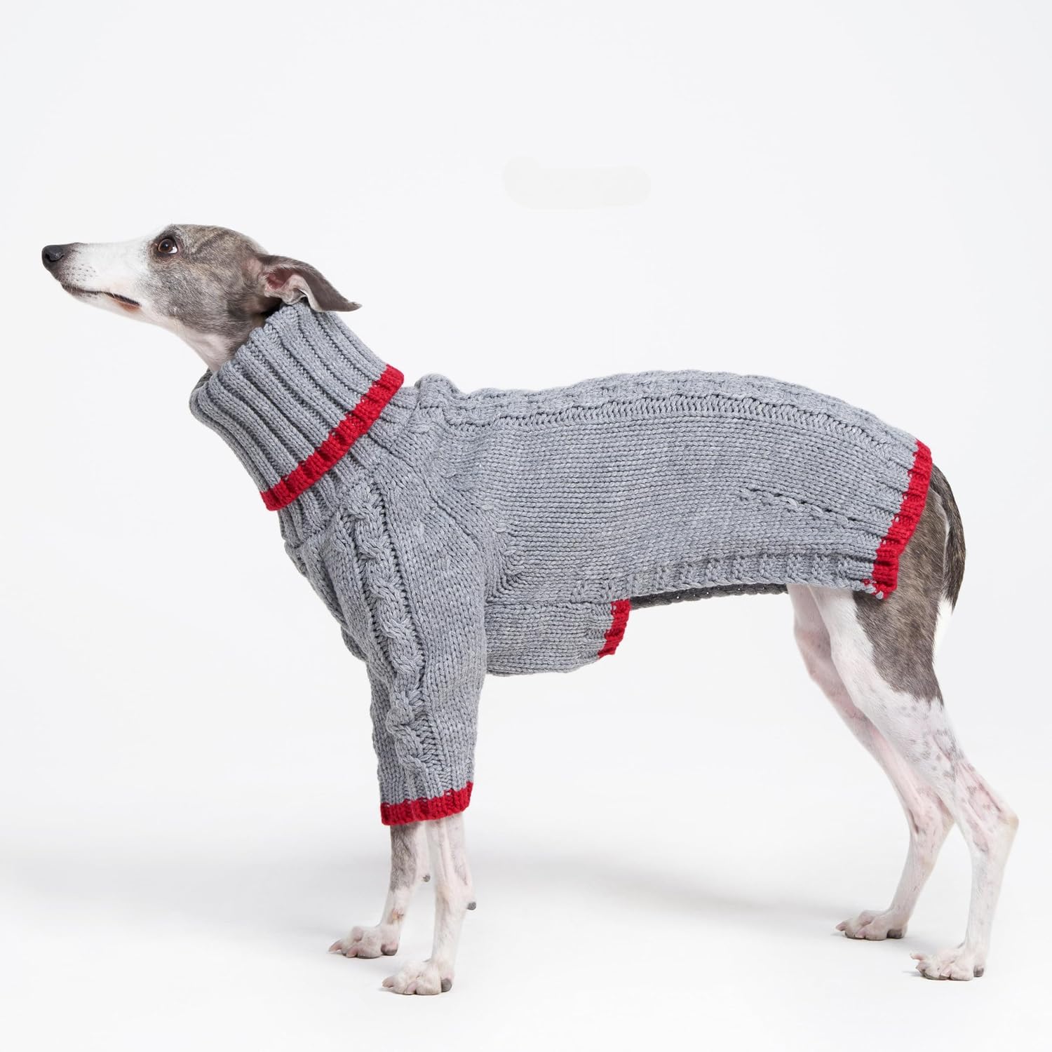 Sweter z golfem dla whippeta